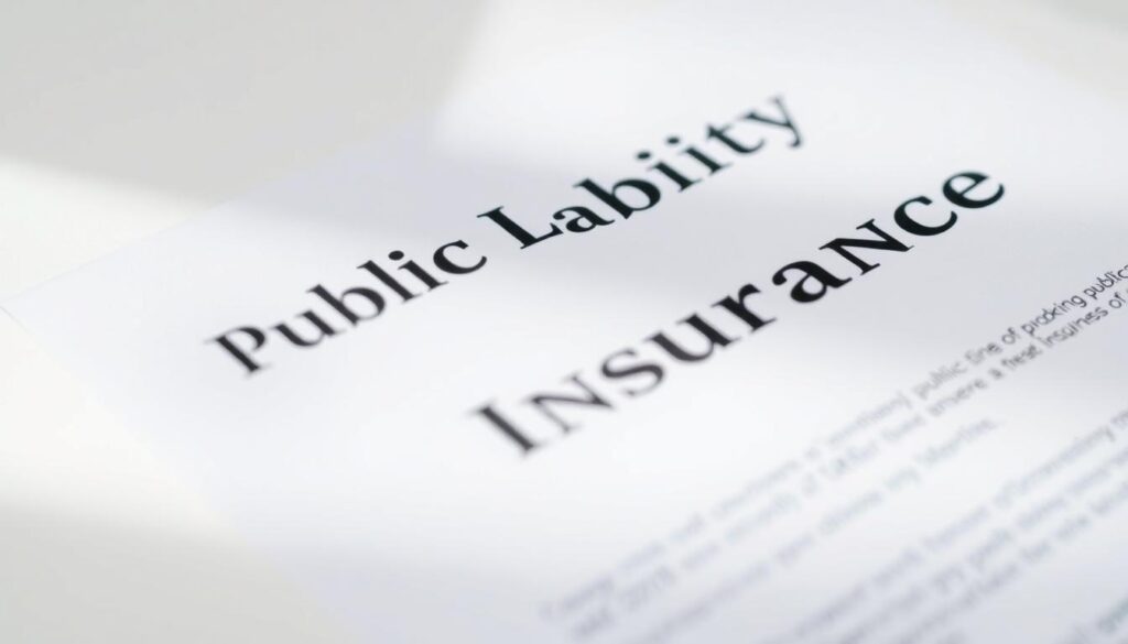 A close-up photograph of a UK public liability insurance document, featuring clean typography and a professional design aesthetic. The document is positioned on a minimalist, light-colored background, with soft, natural lighting illuminating the page. The focus is sharp, highlighting the key details and layout of the insurance policy. The overall mood is one of reliability, security, and attention to important legal and financial matters for a business. A close-up photograph of a UK public liability insurance document, featuring clean typography and a professional design aesthetic. The document is positioned on a minimalist, light-colored background, with soft, natural lighting illuminating the page. The focus is sharp, highlighting the key details and layout of the insurance policy. The overall mood is one of reliability, security, and attention to important legal and financial matters for a business.