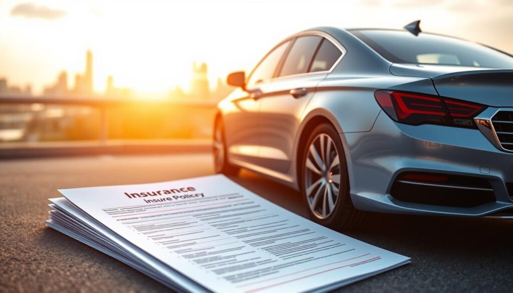 A comprehensive car insurance policy, rendered in photorealistic detail. In the foreground, a well-crafted sedan, its sleek lines catching the warm glow of sunlight. In the middle ground, a series of insurance policy documents, each page meticulously detailed, conveying the depth of coverage. The background features a tranquil city skyline, suggesting the peace of mind that comprehensive insurance provides. The lighting is soft and diffused, creating a sense of reliability and security. The camera angle is slightly elevated, lending an authoritative and trustworthy perspective to the scene. The overall mood is one of confidence and protection, reflecting the importance of comprehensive car insurance. A comprehensive car insurance policy, rendered in photorealistic detail. In the foreground, a well-crafted sedan, its sleek lines catching the warm glow of sunlight. In the middle ground, a series of insurance policy documents, each page meticulously detailed, conveying the depth of coverage. The background features a tranquil city skyline, suggesting the peace of mind that comprehensive insurance provides. The lighting is soft and diffused, creating a sense of reliability and security. The camera angle is slightly elevated, lending an authoritative and trustworthy perspective to the scene. The overall mood is one of confidence and protection, reflecting the importance of comprehensive car insurance.