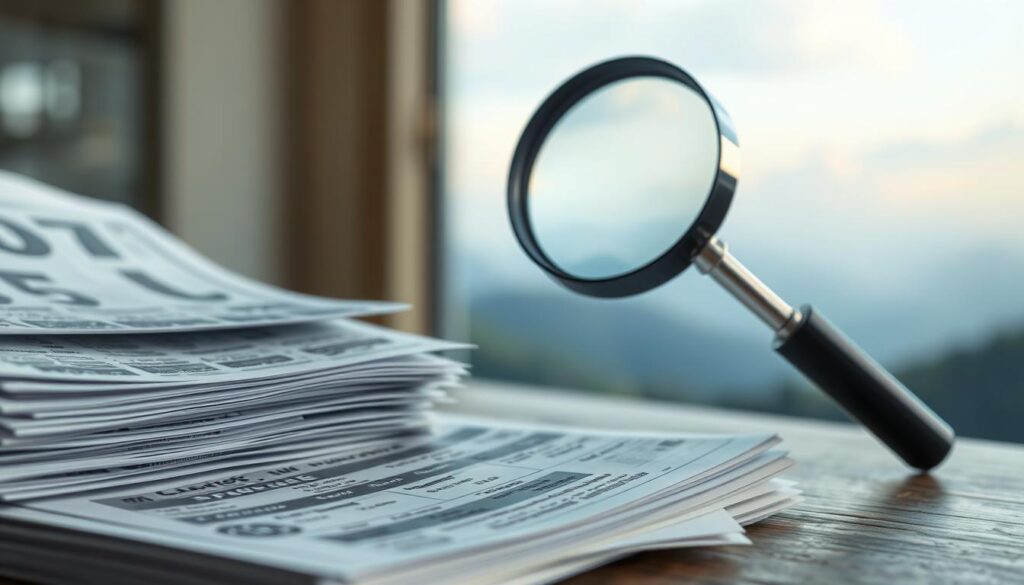 A detailed rendering of the costs associated with a life insurance plan. In the foreground, a stack of bills and financial documents, conveying the tangible expenses. In the middle ground, a magnifying glass hovers, examining the fine print and details. The background features a serene, blurred landscape, suggesting the peace of mind and security that a life insurance policy can provide. The lighting is soft and diffused, creating a contemplative atmosphere. The camera angle is slightly elevated, giving a comprehensive view of the scene. The overall composition emphasizes the importance of thoroughly understanding the costs and payments involved in selecting the right life insurance coverage. A detailed rendering of the costs associated with a life insurance plan. In the foreground, a stack of bills and financial documents, conveying the tangible expenses. In the middle ground, a magnifying glass hovers, examining the fine print and details. The background features a serene, blurred landscape, suggesting the peace of mind and security that a life insurance policy can provide. The lighting is soft and diffused, creating a contemplative atmosphere. The camera angle is slightly elevated, giving a comprehensive view of the scene. The overall composition emphasizes the importance of thoroughly understanding the costs and payments involved in selecting the right life insurance coverage.