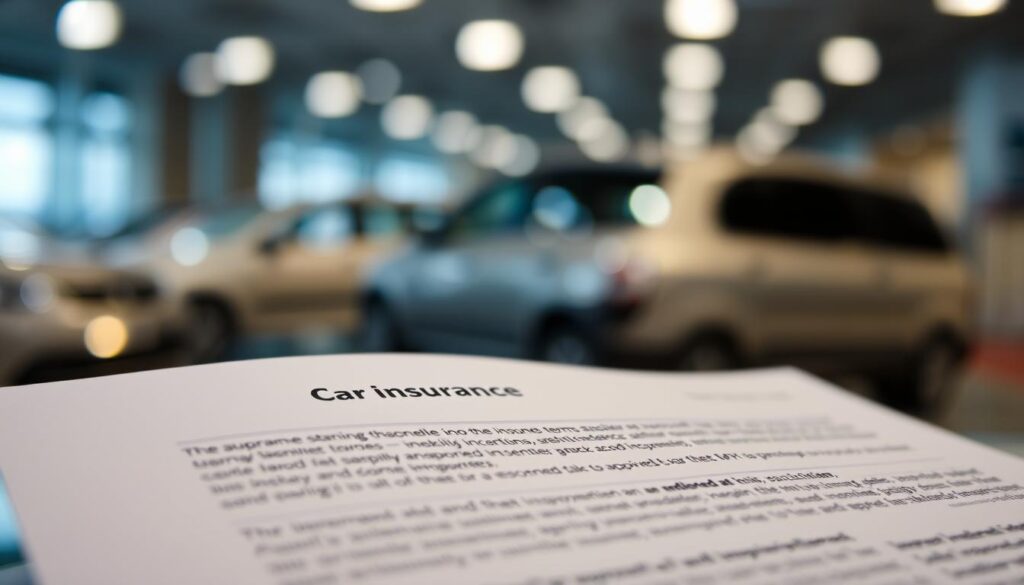 A high-resolution image depicting the "Policy terms that matter: exclusions, limits and approved repairers" section for a car insurance article. The scene shows a detailed close-up of an insurance policy document, with the key terms and conditions clearly visible. The lighting is bright and evenly distributed, creating a professional and authoritative atmosphere. The depth of field is shallow, focusing the viewer's attention on the important policy details. The background is slightly blurred, hinting at the larger context of the insurance comparison article. The overall composition conveys a sense of reliability, transparency, and the importance of understanding policy terms when choosing the best car insurance deal. A high-resolution image depicting the "Policy terms that matter: exclusions, limits and approved repairers" section for a car insurance article. The scene shows a detailed close-up of an insurance policy document, with the key terms and conditions clearly visible. The lighting is bright and evenly distributed, creating a professional and authoritative atmosphere. The depth of field is shallow, focusing the viewer's attention on the important policy details. The background is slightly blurred, hinting at the larger context of the insurance comparison article. The overall composition conveys a sense of reliability, transparency, and the importance of understanding policy terms when choosing the best car insurance deal.