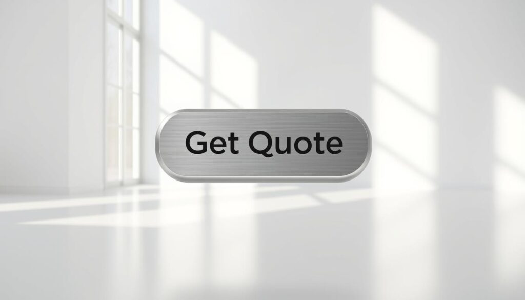 A high-resolution, photorealistic image of a modern, minimalist "Get Quote" button floating in a serene, sunlit room. The button is made of brushed steel with a glossy, reflective surface. It is positioned in the center of the frame, with a clean, white background that fills the middle ground. The lighting is natural, coming from a large window on the left side, casting soft, directional shadows that add depth and dimensionality to the scene. The camera angle is slightly elevated, giving a slightly bird's-eye view of the button, emphasizing its simplicity and elegance. The overall mood is one of professionalism, sophistication, and inviting the viewer to interact with the button to get a homeowners insurance quote. A high-resolution, photorealistic image of a modern, minimalist "Get Quote" button floating in a serene, sunlit room. The button is made of brushed steel with a glossy, reflective surface. It is positioned in the center of the frame, with a clean, white background that fills the middle ground. The lighting is natural, coming from a large window on the left side, casting soft, directional shadows that add depth and dimensionality to the scene. The camera angle is slightly elevated, giving a slightly bird's-eye view of the button, emphasizing its simplicity and elegance. The overall mood is one of professionalism, sophistication, and inviting the viewer to interact with the button to get a homeowners insurance quote.