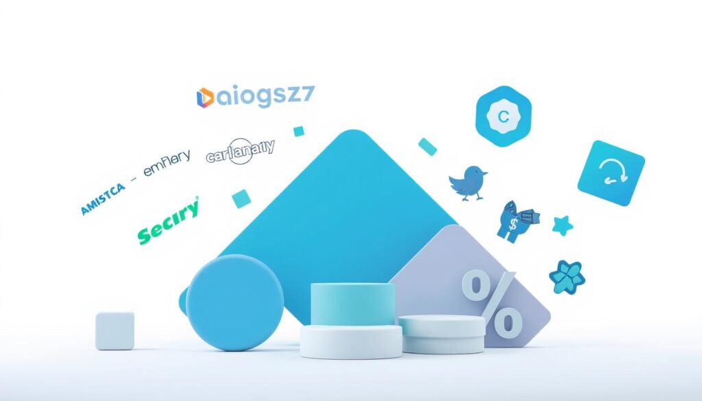 A modern, minimalist illustration showcasing various companies offering discounts. In the foreground, a group of stylized corporate logos and icons float against a clean, white background, hinting at the exclusive offers available. In the middle ground, bold, geometric shapes in shades of blue, green, and gray create a dynamic, eye-catching composition, drawing the viewer's attention to the key message. The background features a subtle, gradient-based pattern, adding depth and a sense of professionalism to the overall scene. The lighting is soft and diffused, creating a polished, high-quality appearance suitable for a financial or business-related article. A modern, minimalist illustration showcasing various companies offering discounts. In the foreground, a group of stylized corporate logos and icons float against a clean, white background, hinting at the exclusive offers available. In the middle ground, bold, geometric shapes in shades of blue, green, and gray create a dynamic, eye-catching composition, drawing the viewer's attention to the key message. The background features a subtle, gradient-based pattern, adding depth and a sense of professionalism to the overall scene. The lighting is soft and diffused, creating a polished, high-quality appearance suitable for a financial or business-related article.