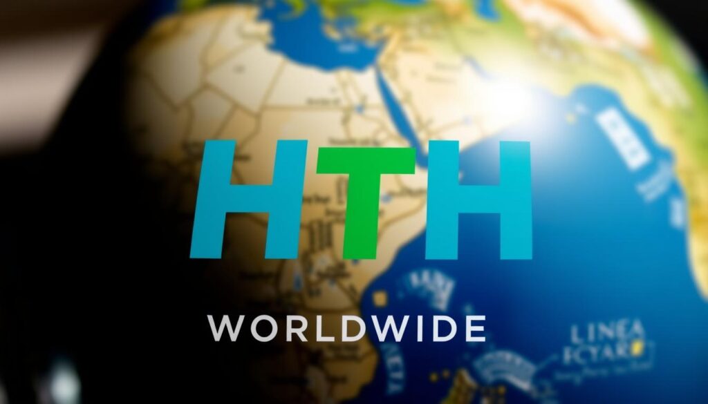 A modern, sleek travel insurance logo with the letters "HTH" prominently displayed in the center. The design features a globe or world map in the background, symbolizing the global coverage and international focus of HTH Worldwide. The logo is rendered in a clean, minimalist style, using a bold, geometric sans-serif font and a color palette of blues and greens to convey a sense of trust, reliability, and environmental awareness. The overall composition is balanced, with the globe or map subtly fading into the background, allowing the HTH letters to take center stage. The lighting is soft and even, creating a professional, high-quality appearance suitable for use in a published article. A modern, sleek travel insurance logo with the letters "HTH" prominently displayed in the center. The design features a globe or world map in the background, symbolizing the global coverage and international focus of HTH Worldwide. The logo is rendered in a clean, minimalist style, using a bold, geometric sans-serif font and a color palette of blues and greens to convey a sense of trust, reliability, and environmental awareness. The overall composition is balanced, with the globe or map subtly fading into the background, allowing the HTH letters to take center stage. The lighting is soft and even, creating a professional, high-quality appearance suitable for use in a published article.