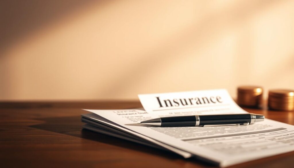 A tasteful, minimalistic image of "final expense insurance" set against a soft, blurred background. In the foreground, a stack of insurance documents and a pen, capturing the essence of planning for the future. The lighting is warm and inviting, with subtle shadows adding depth and dimensionality. The composition is balanced, drawing the viewer's eye to the key elements. The overall mood is one of thoughtfulness and preparedness, reflecting the serious yet important nature of the topic. The image conveys a sense of care and consideration for one's loved ones. A tasteful, minimalistic image of "final expense insurance" set against a soft, blurred background. In the foreground, a stack of insurance documents and a pen, capturing the essence of planning for the future. The lighting is warm and inviting, with subtle shadows adding depth and dimensionality. The composition is balanced, drawing the viewer's eye to the key elements. The overall mood is one of thoughtfulness and preparedness, reflecting the serious yet important nature of the topic. The image conveys a sense of care and consideration for one's loved ones.