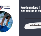How long does it take to see results in the gym?