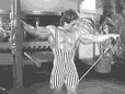 Arms with rope at the sides