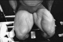 Leg extension while sitting