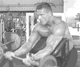Larry the Scotsman with a barbell