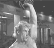 Sitting triceps with one arm
