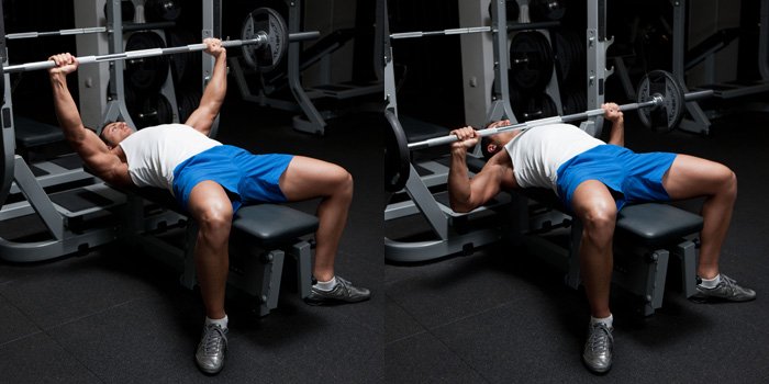 Barbell bench press